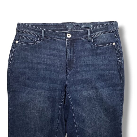 J Jill Authentic Fit Slim Ankle Jeans Womens 18 Mid Rise‎ ALTERED - Picture 2 of 9
